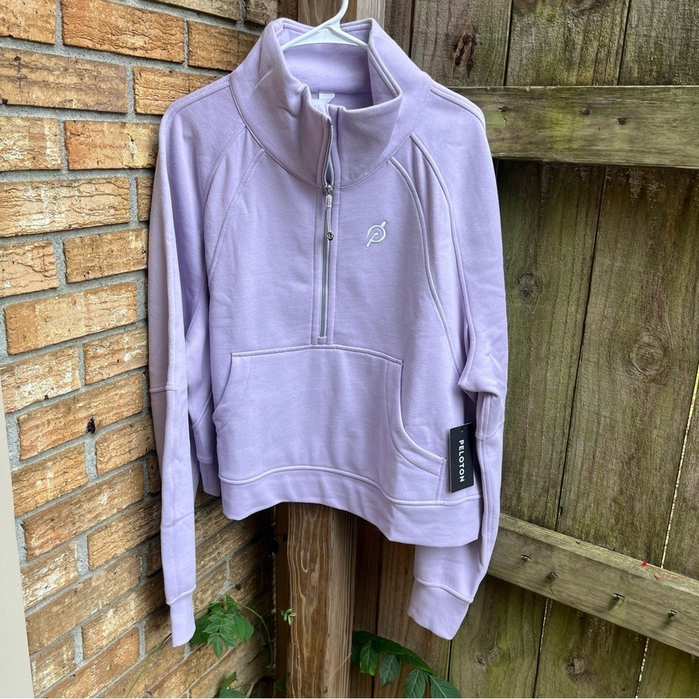 lululemon athletica Lilac Scuba Half-Zip Women's Sweater